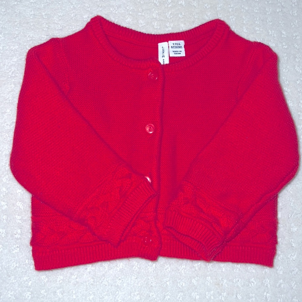 Janie and Jack 3-6 month Cardigan ❤️